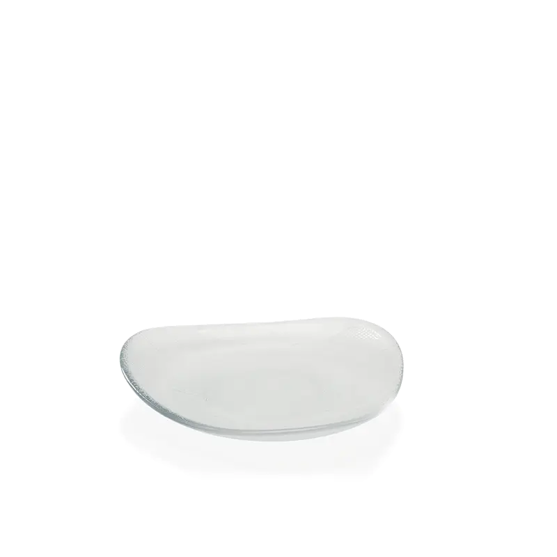 Amuse bordje glas 14cm