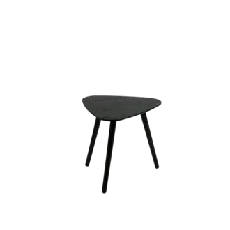Bijzettafel driehoek large zwart