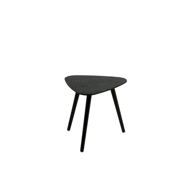 Bijzettafel driehoek large zwart