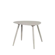 Bijzettafel metaal mist 45x58 cm