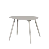 Bijzettafel metaal mist 50x68 cm
