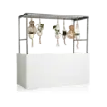 Buffet Weelderig Wit met stalen constructie