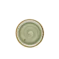 Craft sideplate rond green 15cm