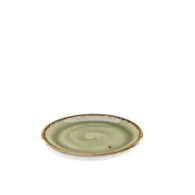 Craft sideplate rond green 15cm