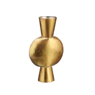 Decoratievaas goud hoog
