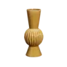 Decoratievaas ribbel oker