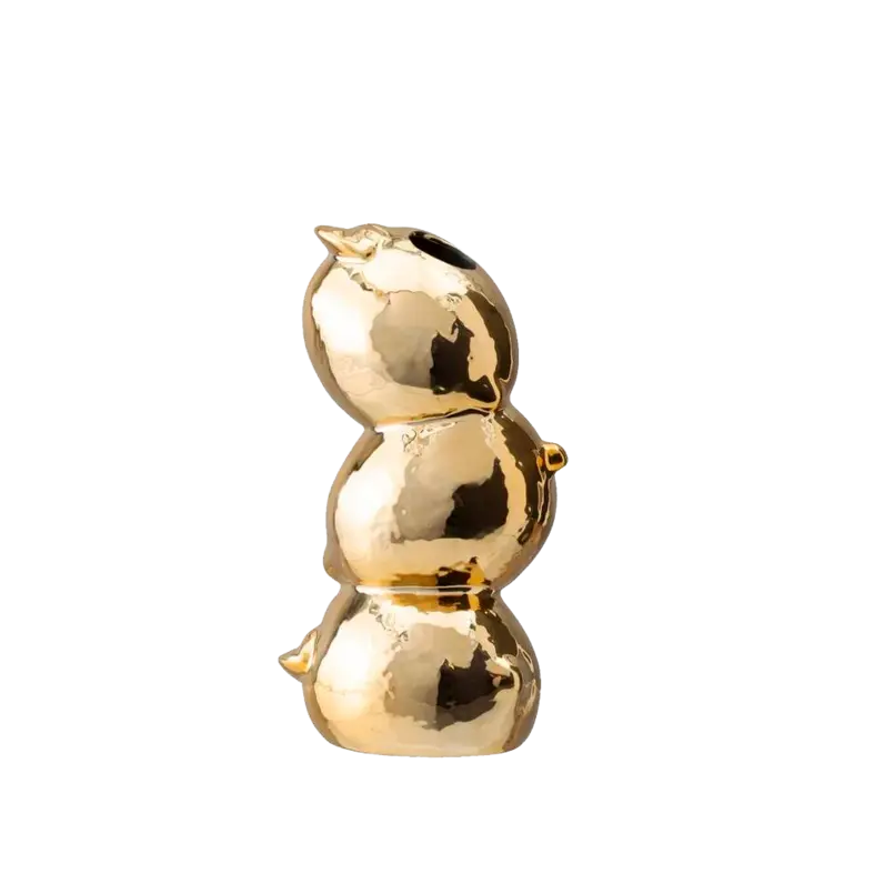 Decoratievaas Sicilia goud