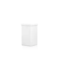 Decoratiezuil Laag Weelderig Wit