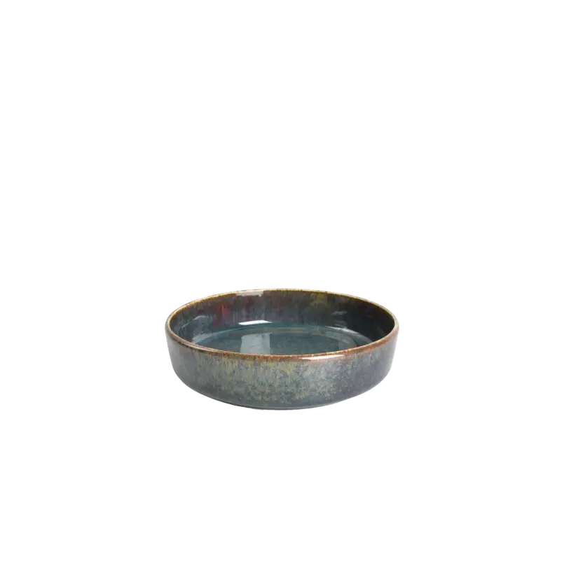 Diep bord Pila blauw 16x4cm