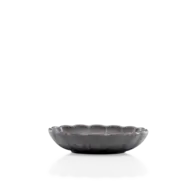 Diep bordje Flower grey 16.5cm