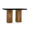 Dinertafel hoog zwart 180x110cm