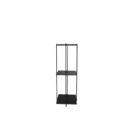 Etagère zuil zwart 90x32x32cm