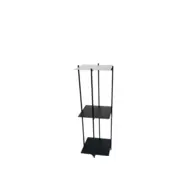 Etagère zuil zwart 90x32x32cm