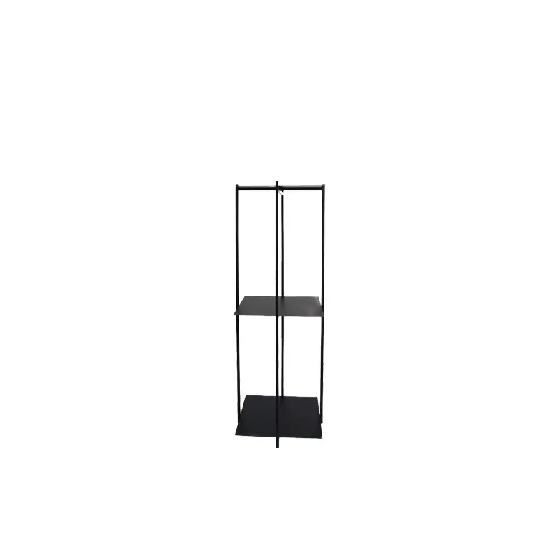 Etagère zuil zwart 90x32x32cm