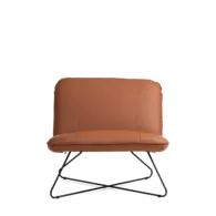 Fauteuil leder cognac