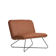 Fauteuil leder cognac