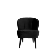 Fauteuil Velour - Antraciet