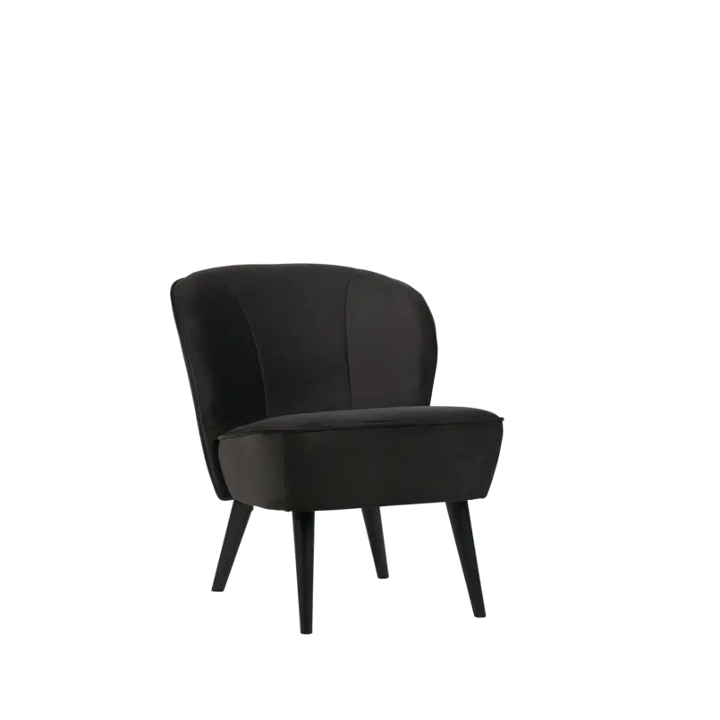 Fauteuil Velour - Antraciet