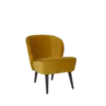 Fauteuil Velour- Oker