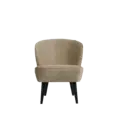 Fauteuil Velour - Olijfgoud