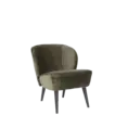 Fauteuil Velour - Warm Groen