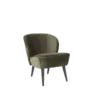 Fauteuil Velour - Warm Groen