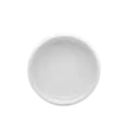 Gebogen kom Vulcano wit 24cm