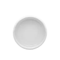 Gebogen kom Vulcano wit 24cm