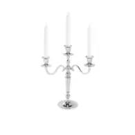 Kandelaar 3-armig 29,5cm Abeer