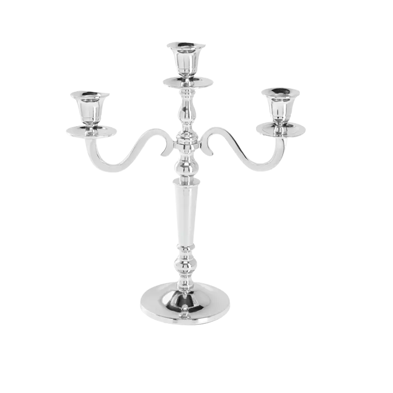 Kandelaar 3-armig 29,5cm Abeer