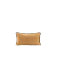 Kussen velour caramel/paars 60x40 cm