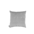 Kussen velour grijs structuur 50x50 cm