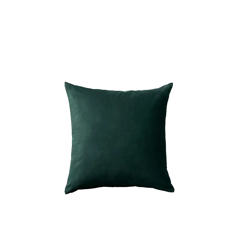 Kussen velour groen 45x45 cm
