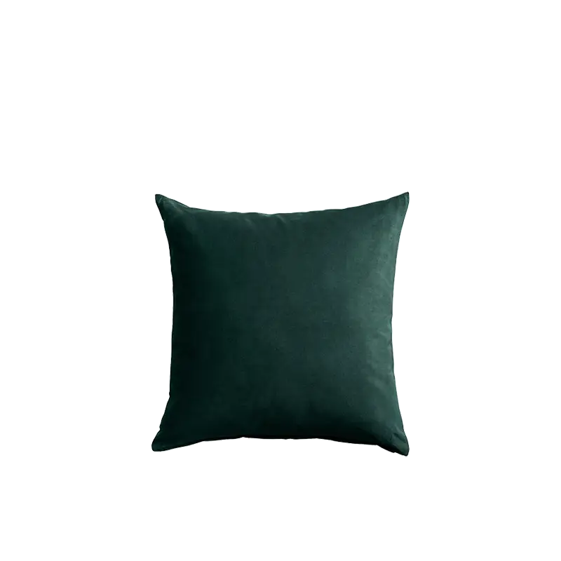Kussen velour groen 45x45 cm