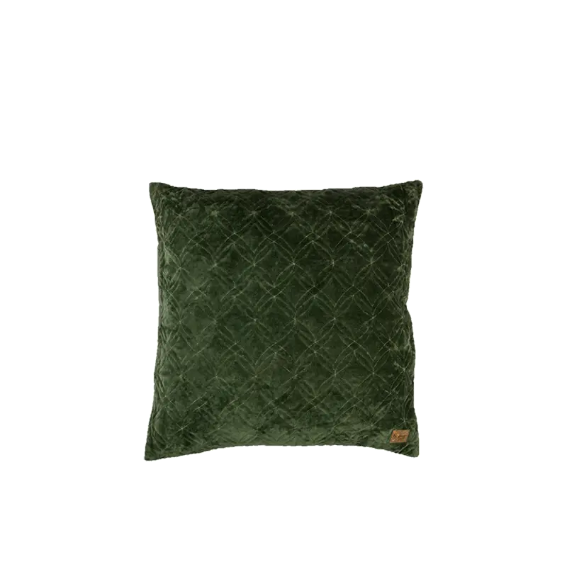 Kussen velour groen 50*50 cm