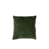 Kussen velour groen structuur 50x50 cm