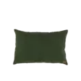 Kussen velour groen structuur 60x40 cm