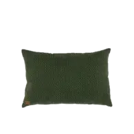 Kussen velour groen structuur 60x40 cm