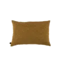 Kussen velour oker structuur 40x60 cm
