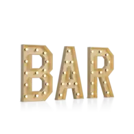LED letter BAR