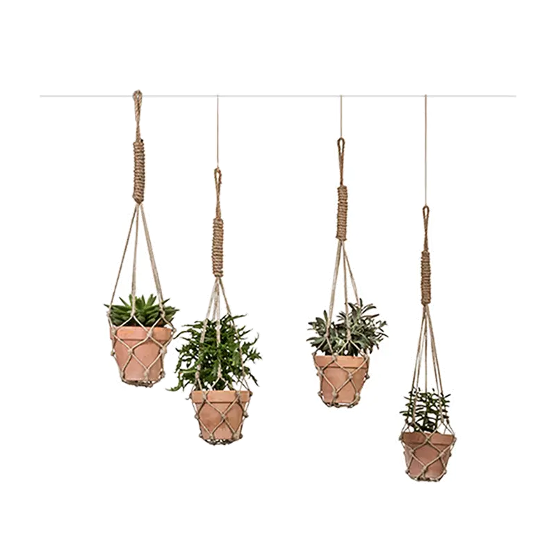 Macramé hanger incl. kunsthangplant