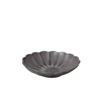 Pasta bord Flower grey 24 cm