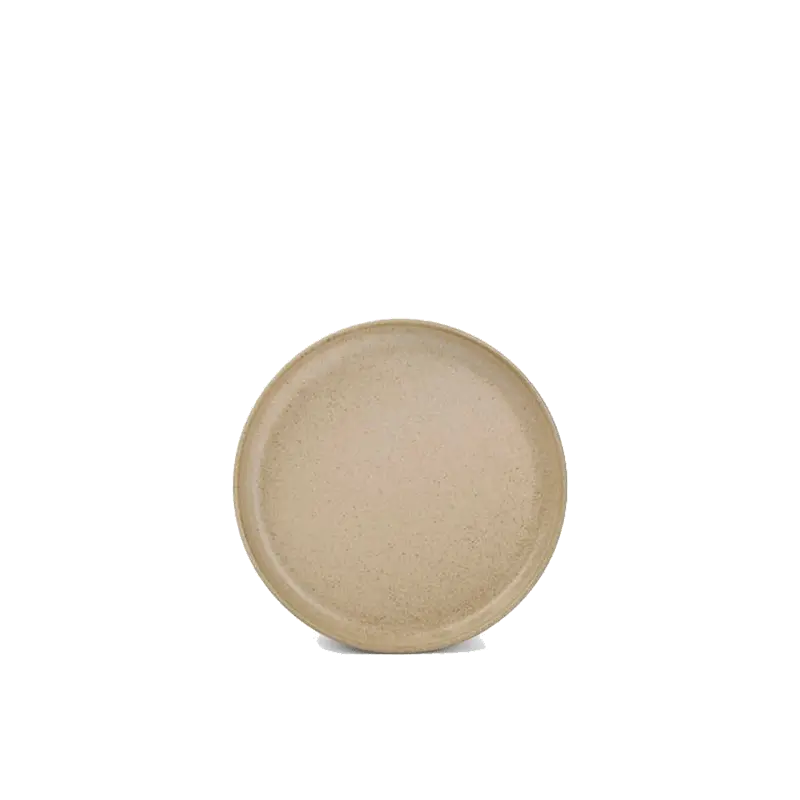 Pila plat bord beige 17cm