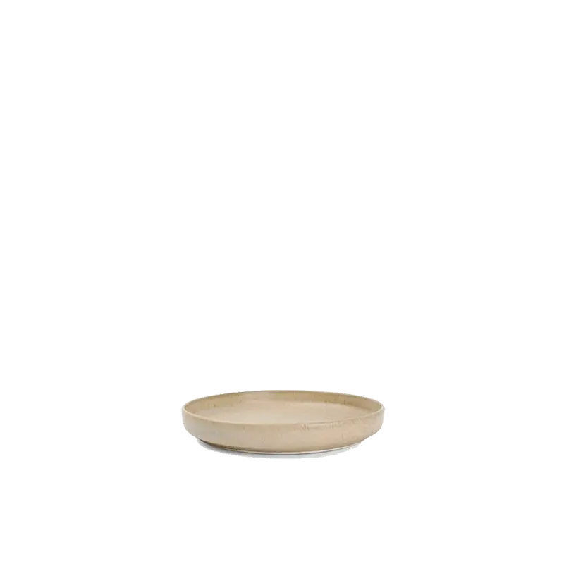 Pila plat bord beige 17cm