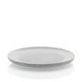 Plat bord Vulcano wit 28cm