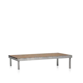 Podiumdeel 100*200cm, hoogte 20cm