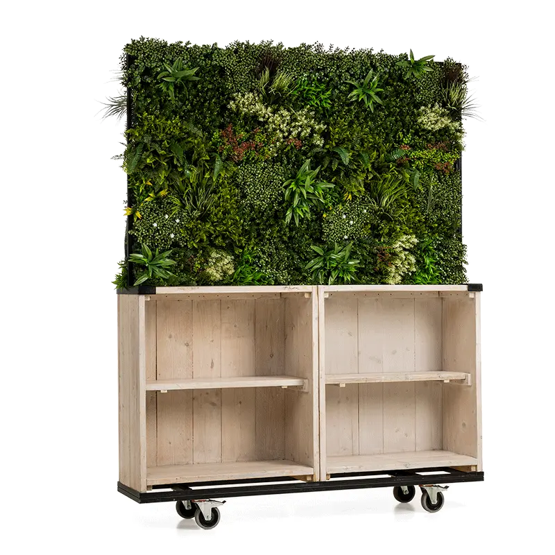 Room divider Stoer Steiger met Urban groen