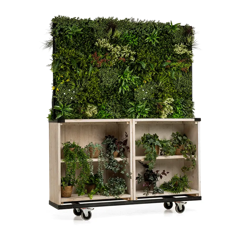 Room divider Stoer Steiger met Urban groen