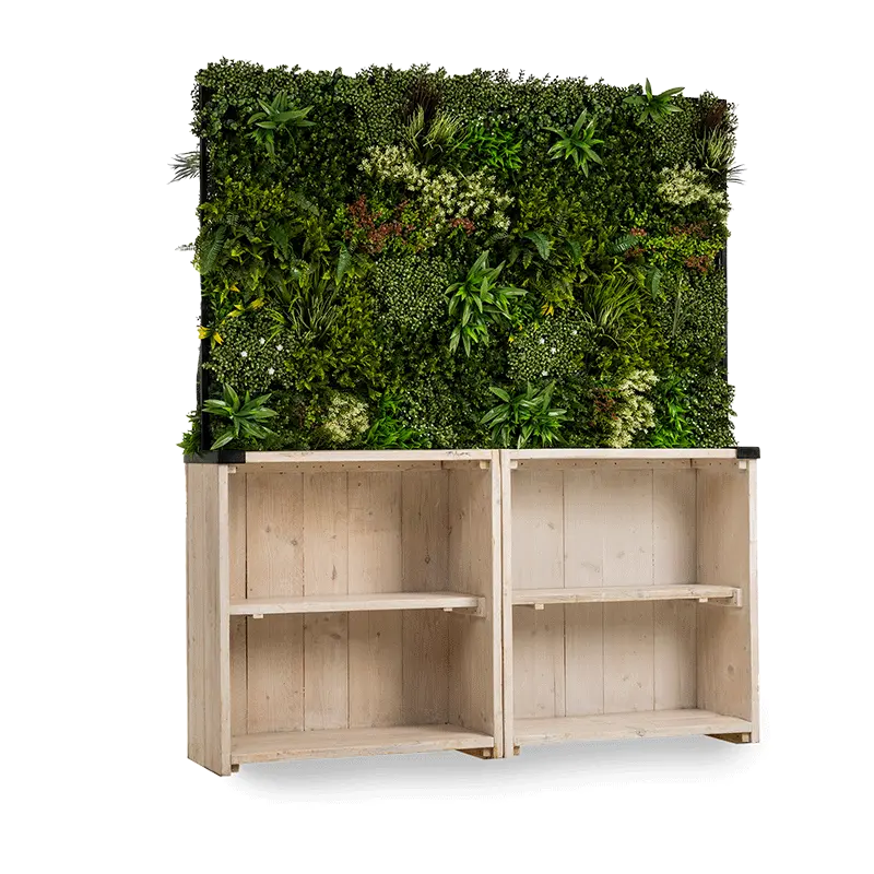 Room divider Stoer Steiger met Urban groen