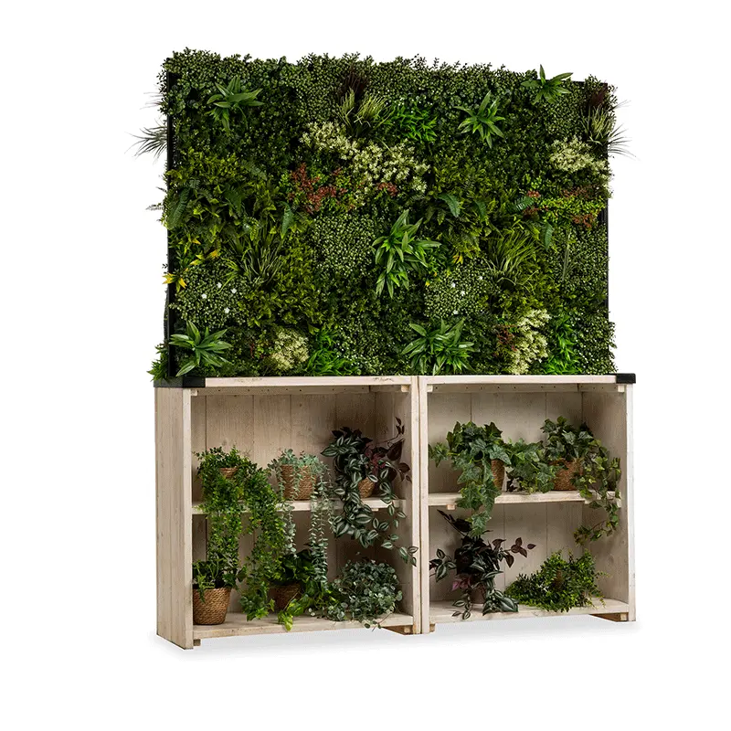 Room divider Stoer Steiger met Urban groen